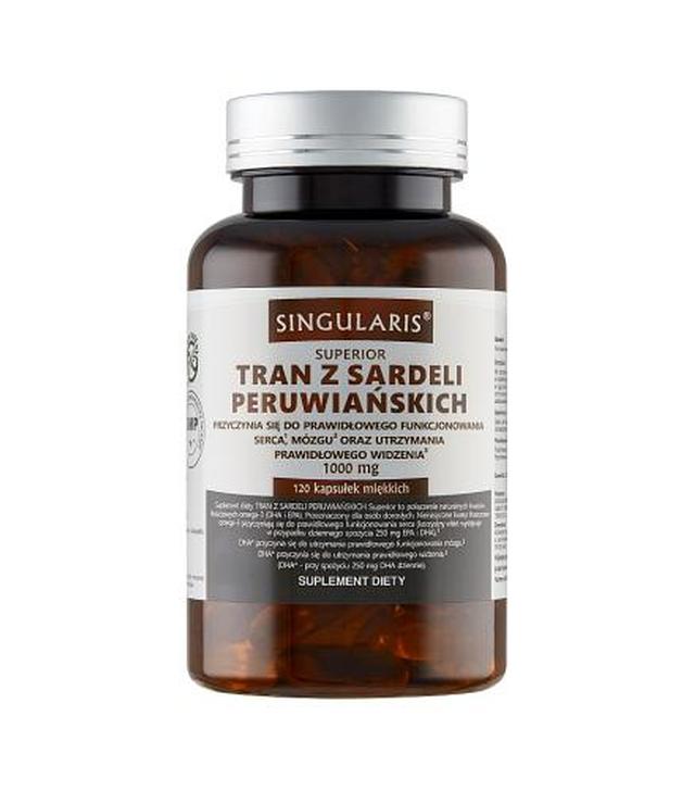 Singularis Superior Tran z Sardeli Peruwiańskich 1000 mg - 120 kaps. - cena, opinie, stosowanie