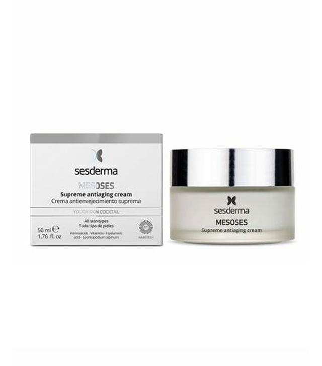 Sesderma Mesoses Supreme Krem przeciwstarzeniowy do twarzy, 50 ml, cena, opinie, skład - ważny do 2024-12-31