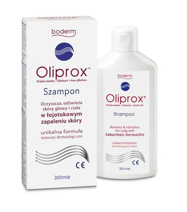 OLIPROX Szampon do stosowania w łojotokowym zapaleniu skóry głowy i ciała - 300 ml - cena, opinie, właściwości