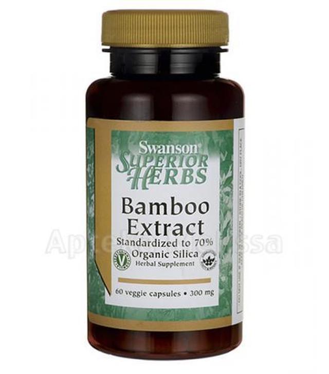 SWANSON Bambus ekstrakt standaryzowany 300 mg - 60 kaps.