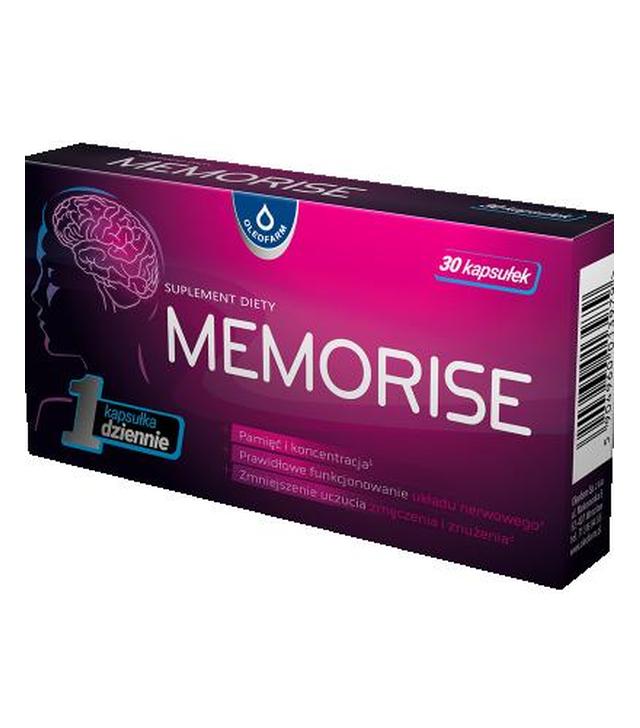 Memorise, kapsułki, 30 sztuk