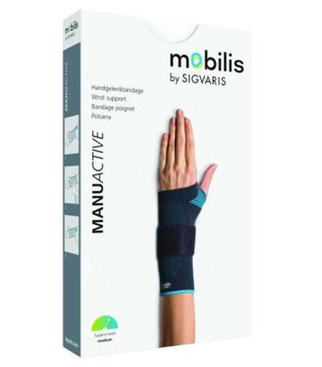 Mobilis ManuActive Stabilizator nadgarstka rozmiar M lewa ręka - 1 szt. - cena, opinie, właściwości