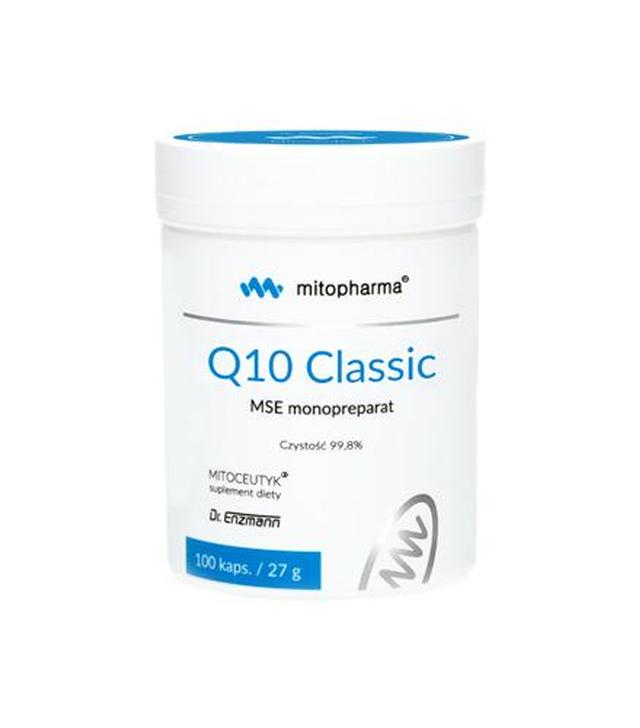 Mitopharma Q10 Classic MSE - 100 kaps. - cena, opinie, dawkowanie