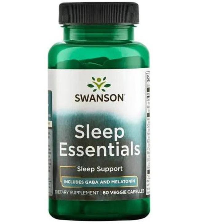 SWANSON Sleep Essentials - 60 kaps.