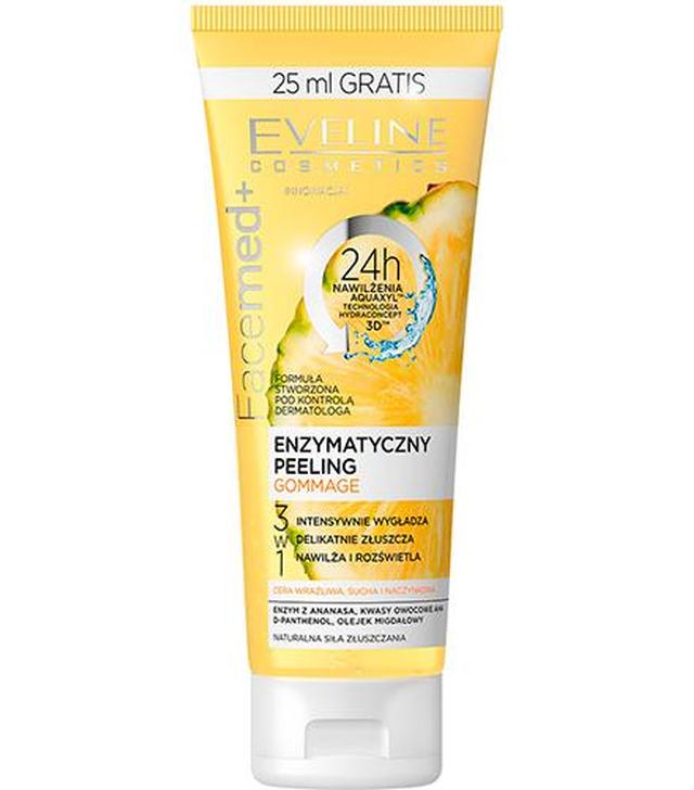 Eveline Cosmetics Facemed+ Enzymatyczny Peeling gommage 3 w 1, 75 ml, cena, opinie, wskazania