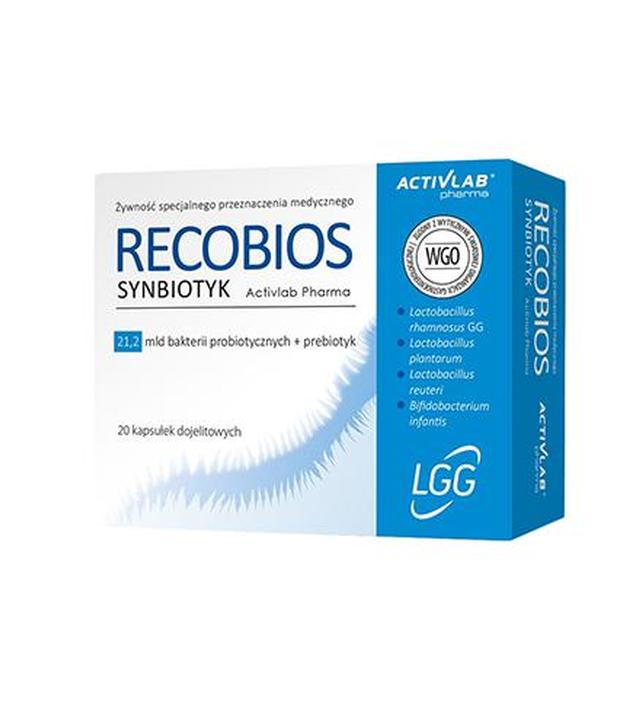 Activlab Recobios Synbiotyk - 20 kaps. - cena, opinie, stosowanie