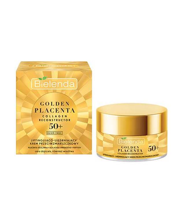 Bielenda Golden Placenta Collagen Liftingująco-Ujędrniający Krem przeciwzmarszczkowy 50+ dzień/noc, 50 ml cena, opinie, właściwości