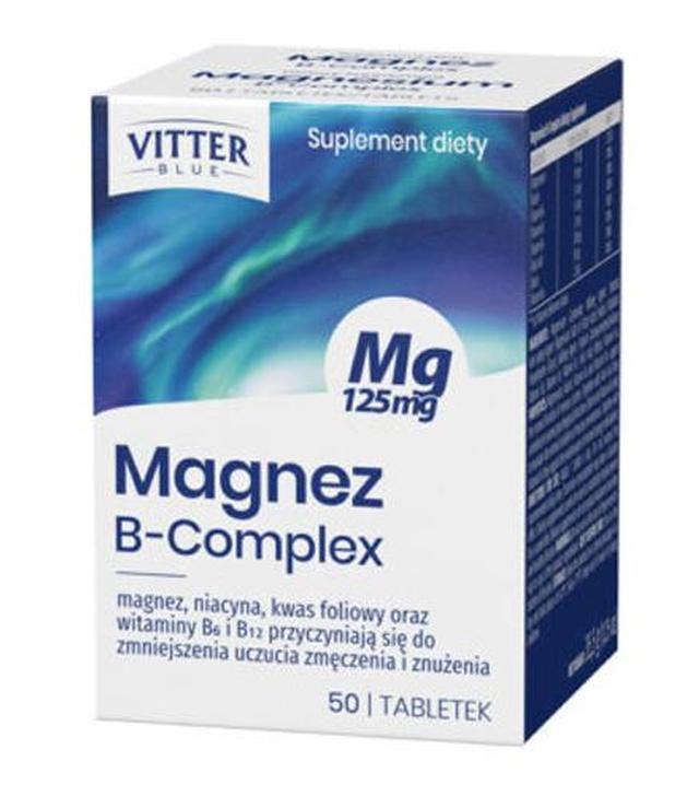 Vitter Blue Magnez B-Complex, 50 tabletek