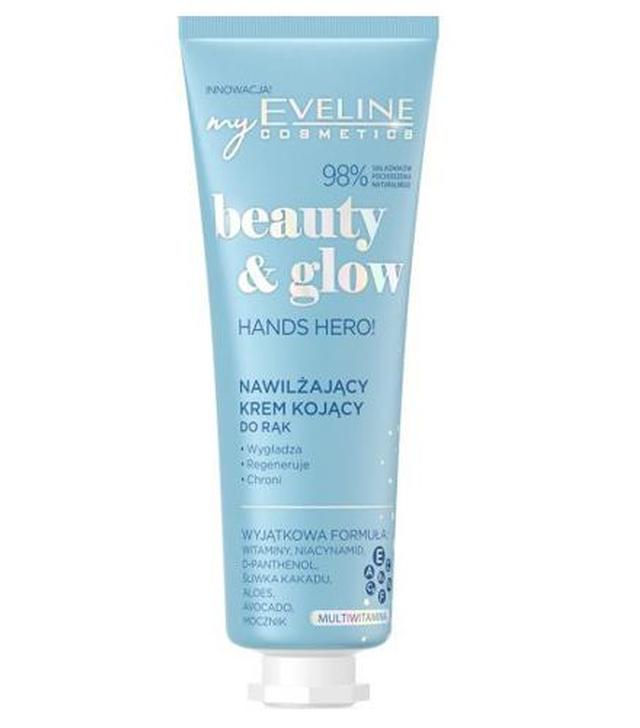 Eveline Cosmetics Beauty & Glow Nawilżający Krem kojący do rąk, 50 ml, cena, opinie, właściwości