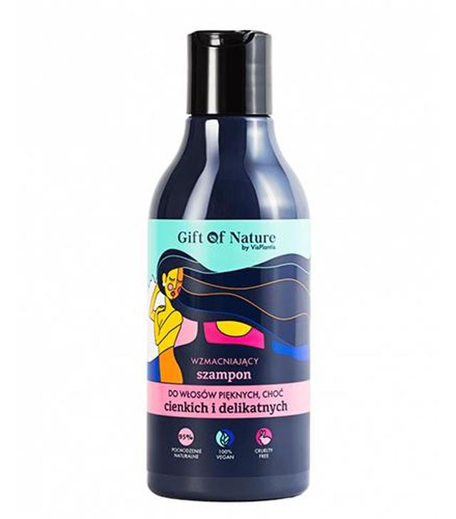 Gift of Nature Wzmacniający  szampon do włosów cienkich i delikatnych - 300 ml - cena, opinie, właściwości