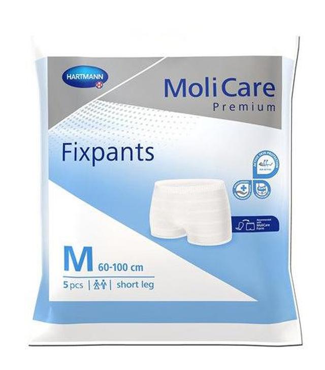 Hartmann MoliCare Premium Fixpants - Elastyczne majtki mocujące z krótkimi nogawkami M - 5 szt. - cena, opinie, właściwości