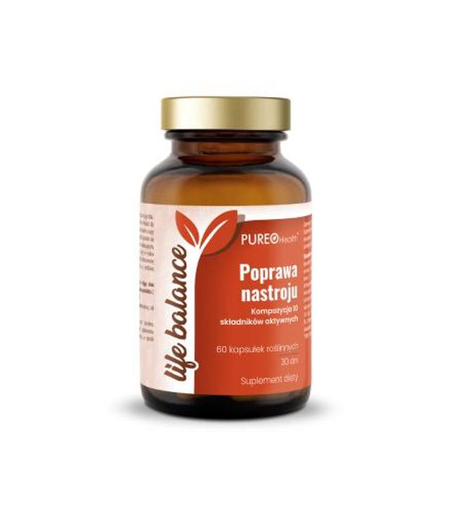Pureo Health Life Balance Poprawa Nastroju kapsułki, 60 sztuk