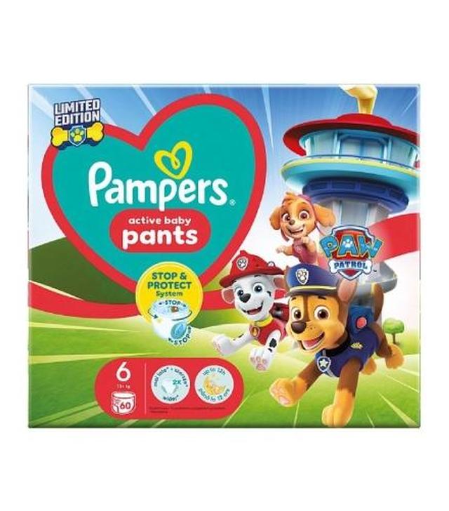 Pampers Pants 6 Psi Patrol Pieluchomajtki 13 kg+, 60 sztuk