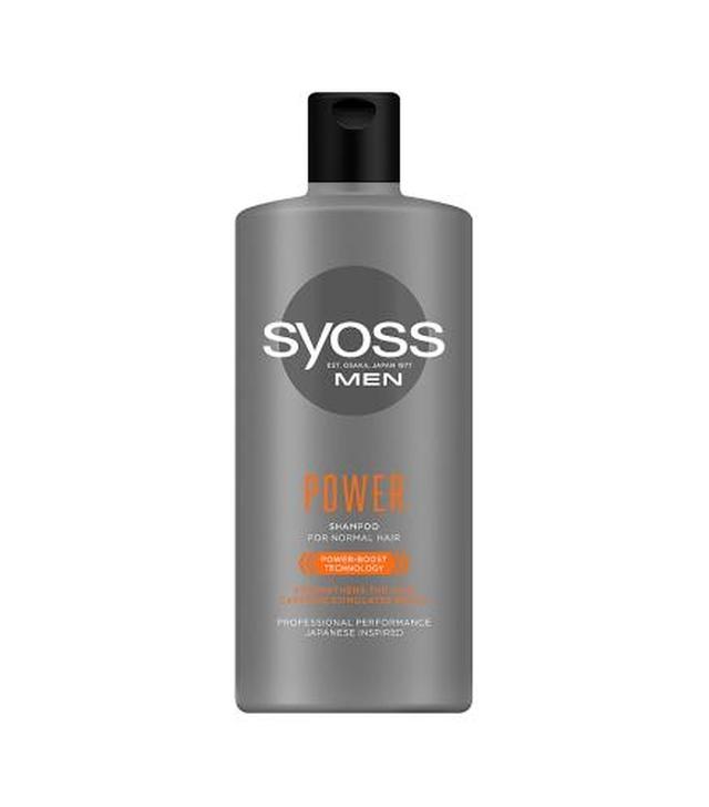 Syoss Men Power Szampon do włosów normalnych - 440 ml - cena, opinie, skład