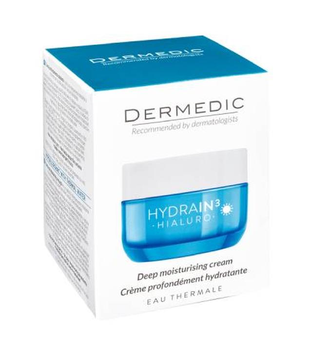 Dermedic Hydrain 3 Hialuro, krem dogłębnie nawilżający, 50 ml