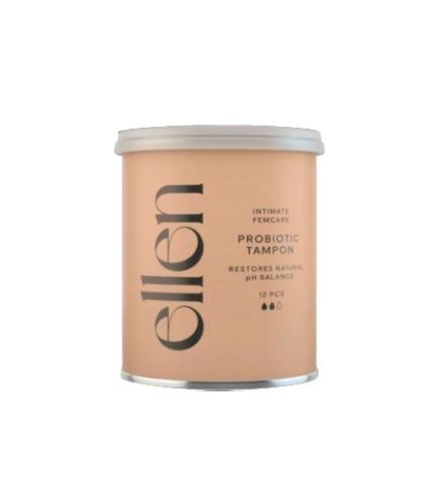 Ellen Probiotyczne Tampony normal, 12 sztuk