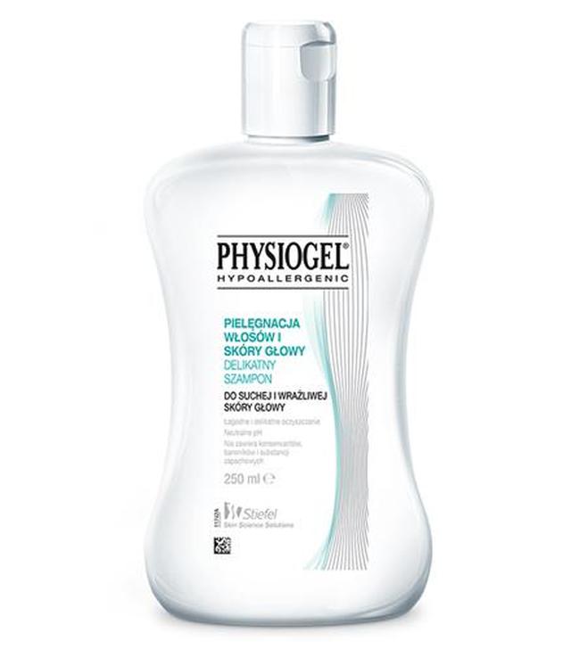 PHYSIOGEL Szampon hipoalergiczny do włosów- 250 ml Do skóry suchej i wrażliwej - cena, opinie, właściwości