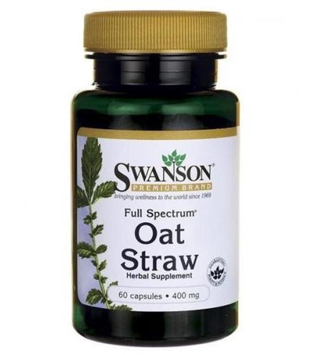 SWANSON Oat Straw 400 mg - 60 kaps.