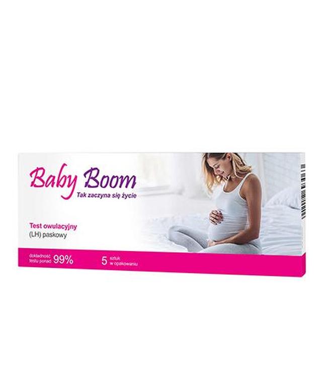 Baby Boom Test owulacyjny paskowy - 5 szt. - cena, opinie, właściwości