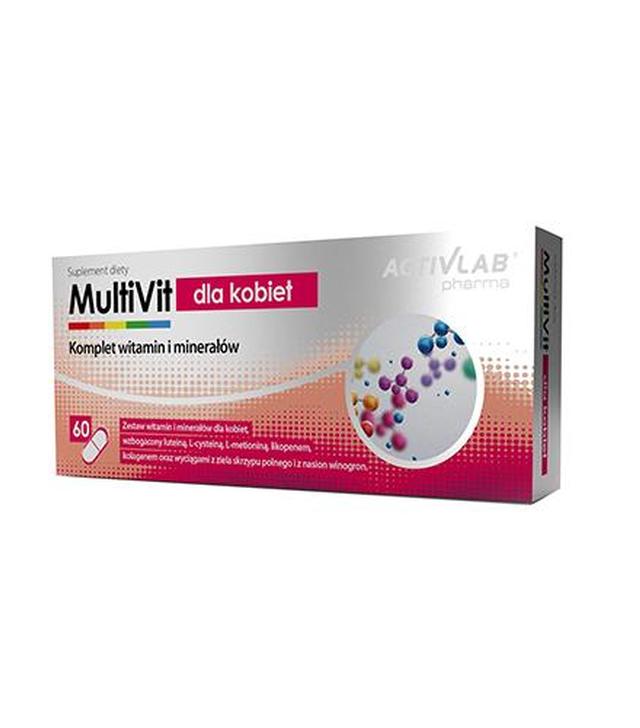 Activlab Pharma MultiVit Komplet witamin i minerałów dla kobiet  - 60 kaps. - cena, opinie, skład