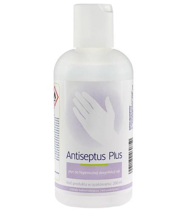 Antiseptus Plus Płyn do higienicznej dezynfekcji rąk, 200 ml