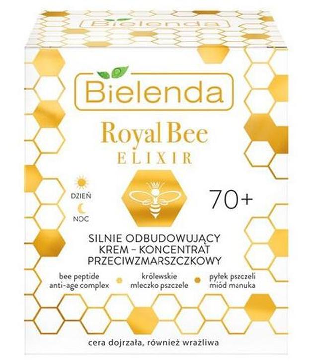 Bielenda Royal Bee Elixir 70+ Silnie odbudowujący krem - koncentrat przeciwzmarszczkowy - 50 ml - cena, opinie, skład