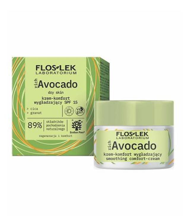 Floslek Krem-Komfort wygładzający SPF 15 na dzień, 50 ml - ważny do 2025-09-30