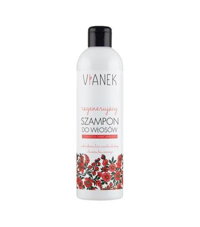 VIANEK Szampon regenerujący do włosów ciemnych i farbowanych - 300 ml - ważny do 2025-06-30