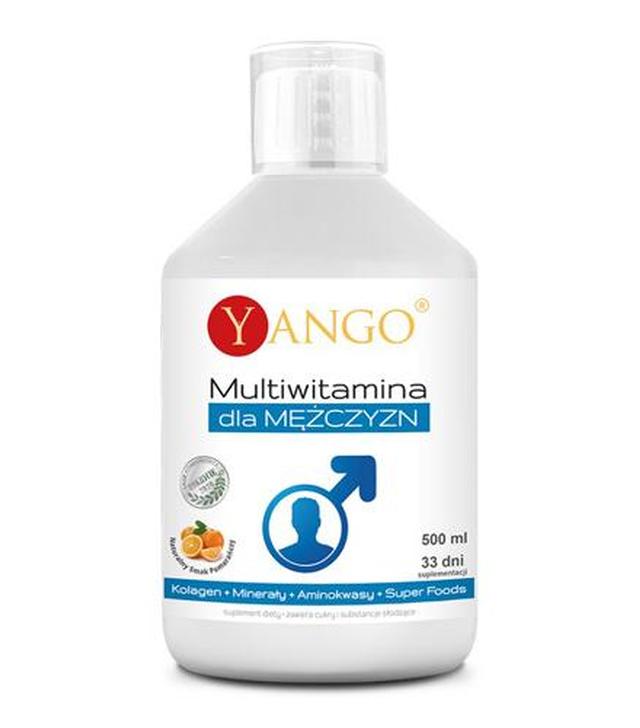 Yango Multiwitamina dla mężczyzn - 500 ml - cena, opinie, właściwości