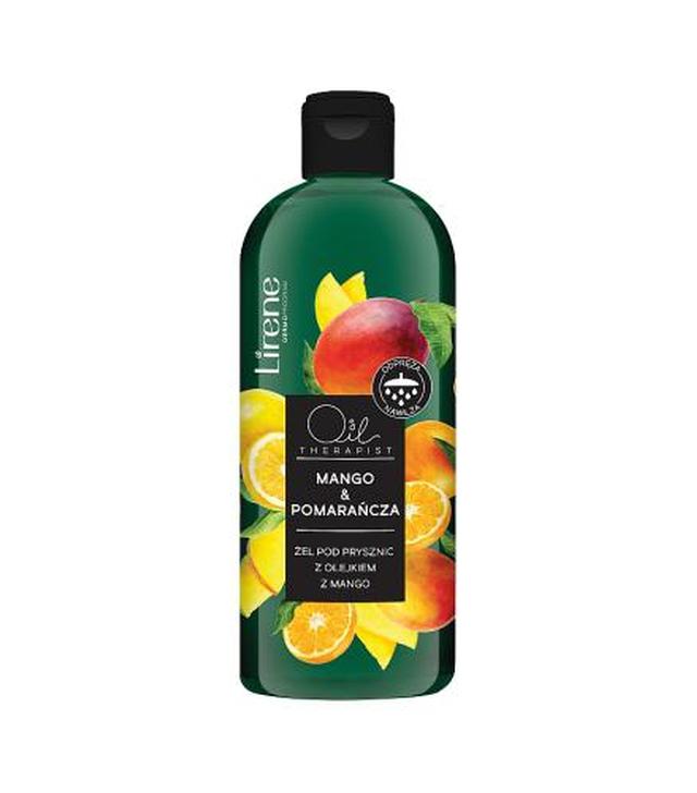 Lirene Oil Therapist Żel pod prysznic z olejkiem mango & pomarańcza, 400 ml, cena, opinie, właściwości