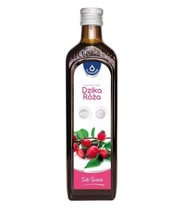 Oleofarm Sok Dzika róża z witaminą C, 490 ml, cena, wskazania, składniki