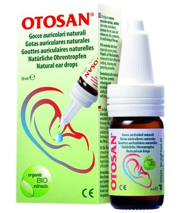 Otosan Naturalne krople do uszu - 10 ml - cena, opinie, składniki - ważny do 2025-10-31