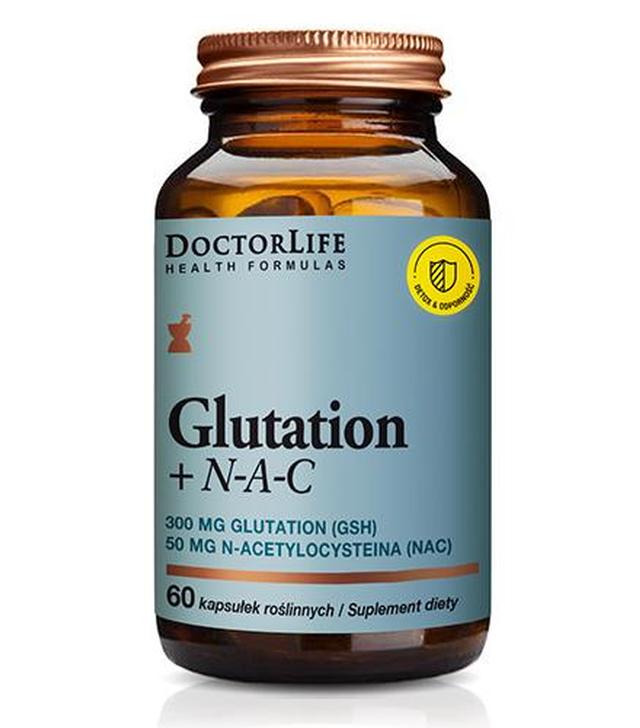 DoctorLife Glutation + N - A - C - 60 kaps. - cena, opinie, właściwości