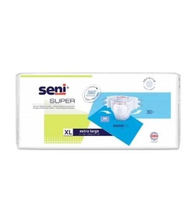 Super Seni Extra Large Pieluchomajtki dla dorosłych 130-170 cm, 30 sztuk