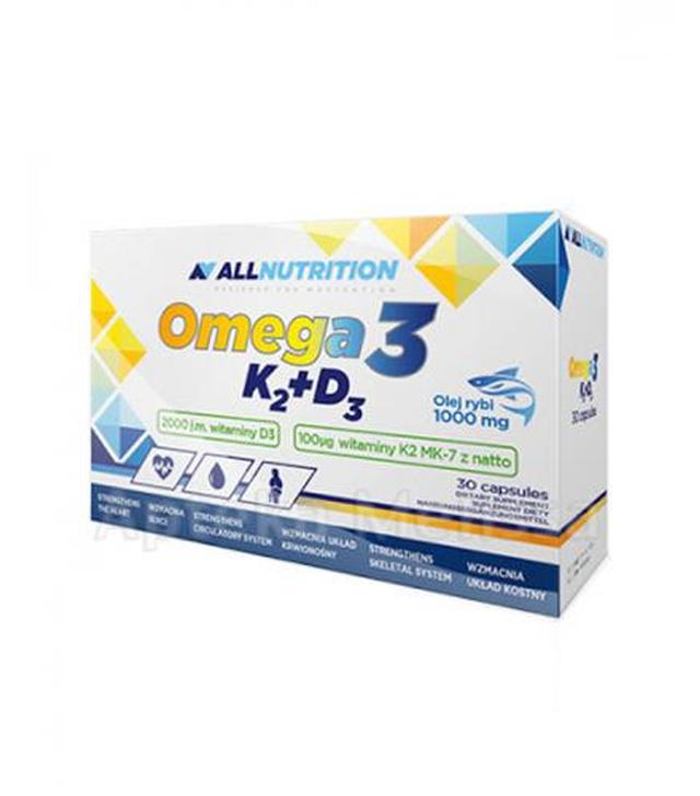 ALLNUTRITION Omega-3 + K2 + D3 - 30 kaps.