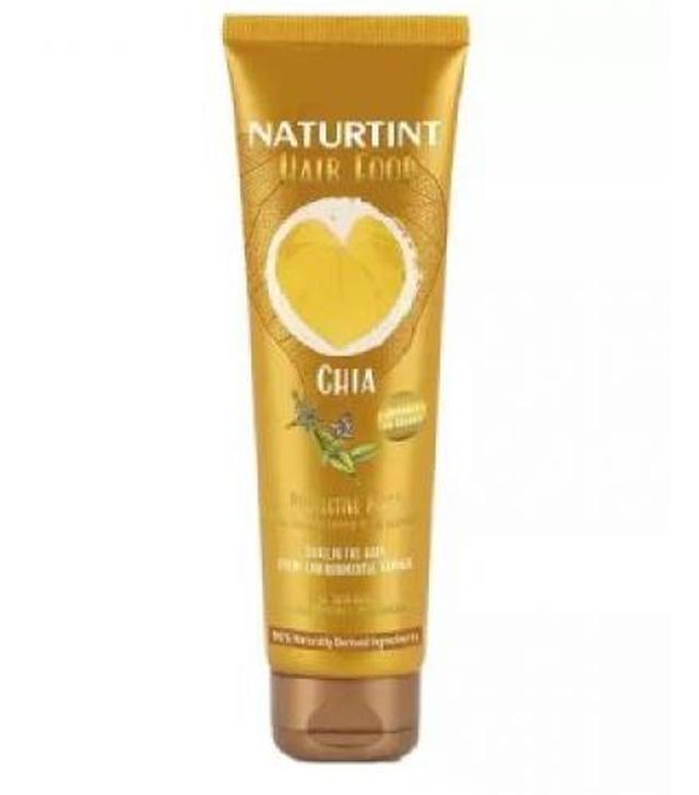 Naturtint Hair Food Chia, maska ochronna idealna do włosów narażonych na działanie czynników zewnętrznych, 150 ml