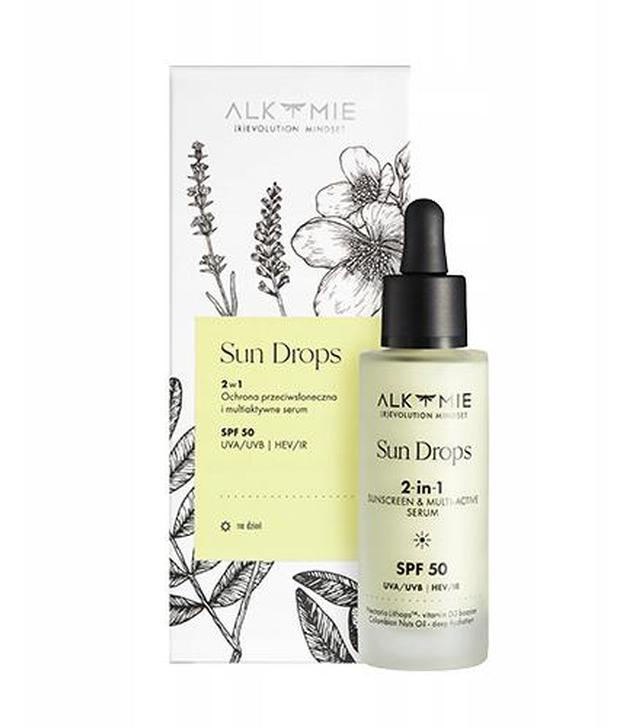 Alkemie Sun Drops SPF 50, 30 ml, cena, opinie, właściwości