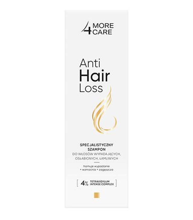 More4Care Anti Hair Loss Specjalistyczny Szampon do włosów wypadających i osłabionych, 200 ml