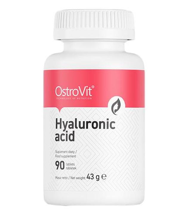 OstroVit Hyaluronic Acid - 90 tabl. - cena, opinie, dawkowanie