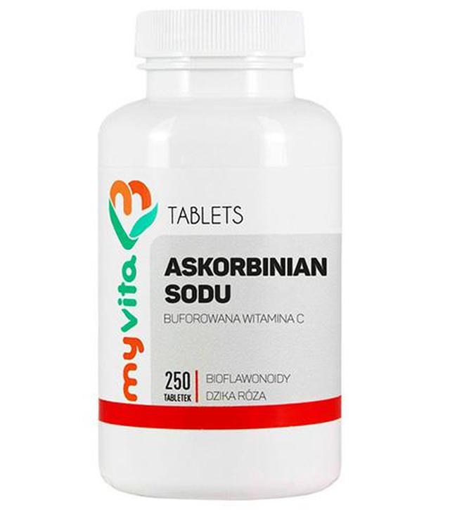MyVita Askorbinian sodu, buforowana witamina C, 250 tabletek