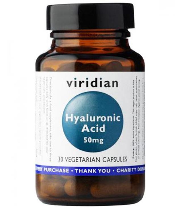 VIRIDIAN Hyaluronic acid 50 mg - 30 kaps.