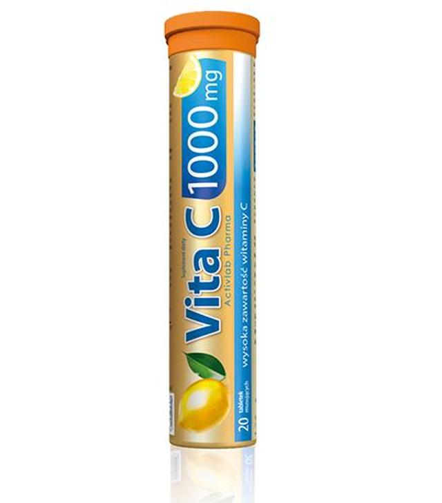 Activlab Pharma Vita C 1000 mg o smaku cytrynowym, 20 tabletek musujących