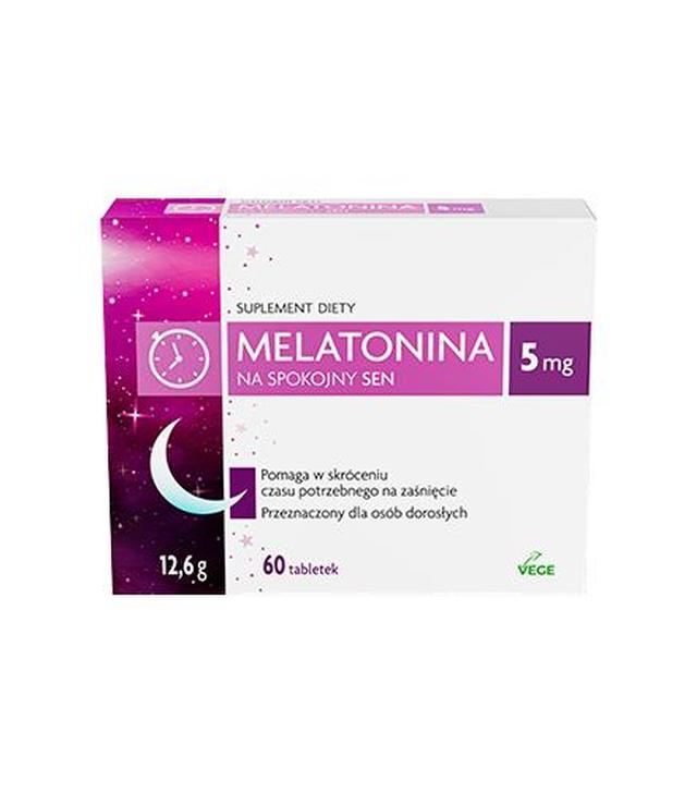 Nature Pharm Melatonina 5 mg, 60 tabletek