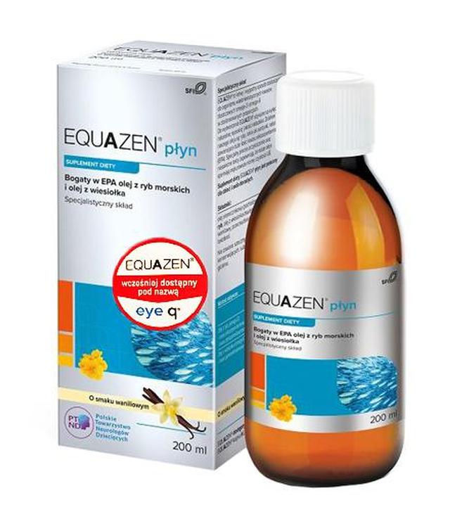 Equazen (EYE Q) Płyn o smaku waniliowym, 200 ml