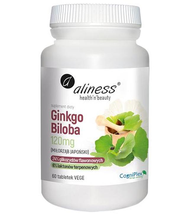 Aliness Ginkgo Biloba 120 mg, 60 tabletek