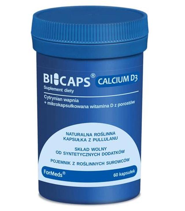 Bicaps Calcium D3 - 60 kaps. Na mocne kości - cena, opinie, właściwości