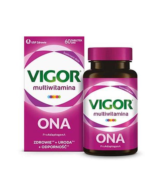 Vigor Multiwitamina ONA, 60 tabl., cena, opinie, właściwości