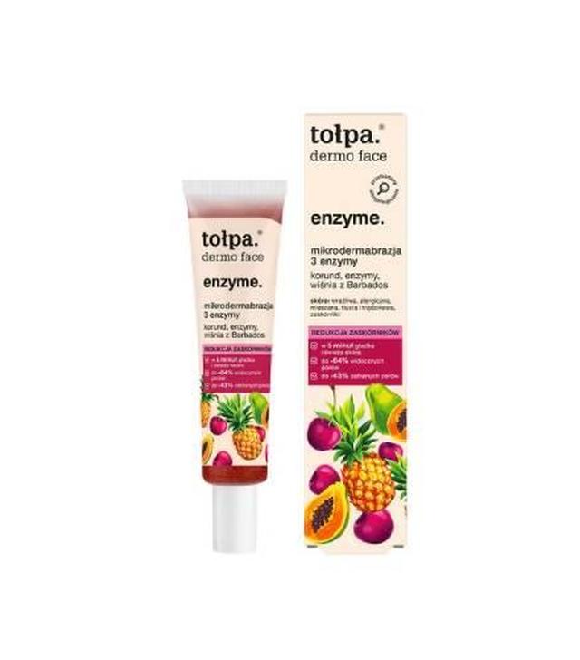 Tołpa Dermo Face Enzyme, Mikrodermabrazja 3 enzymy, 40 ml