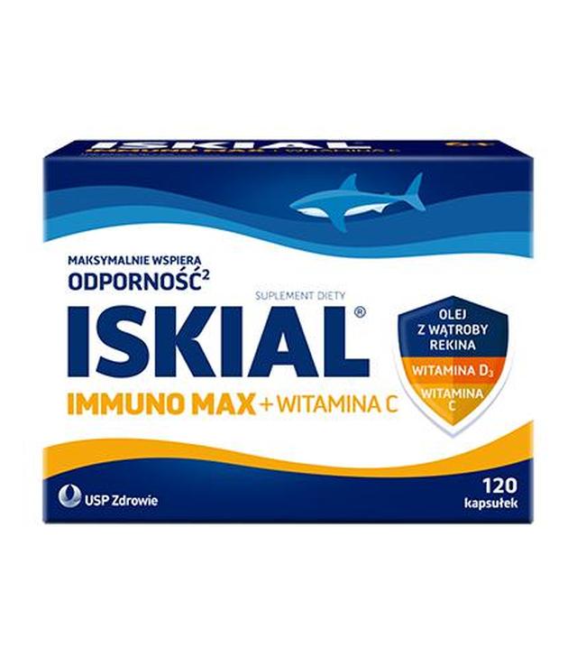 Iskial Immuno Max + Witamina C, 120 kaps., cena, wskazania, opinie