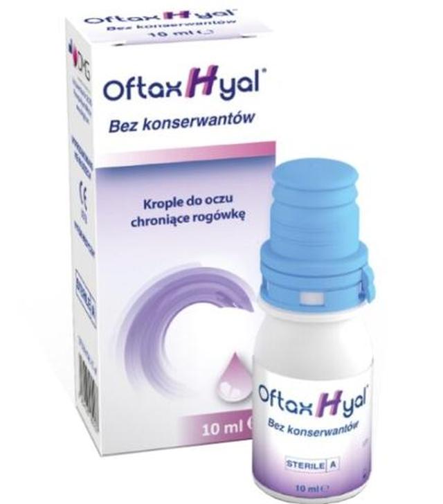 Oftaxhyal krople do oczu chroniące rogówkę 10 ml